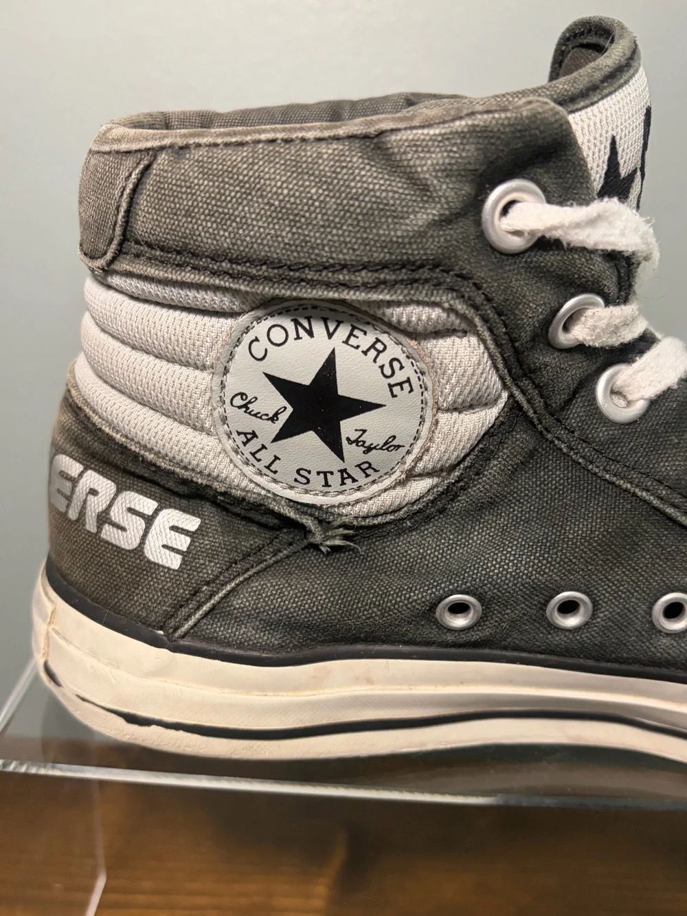 Very Rare Converse PC Primo High Top Sneakers - Gray & White Men’s Size 8